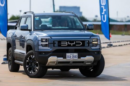Mẫu bán tải BYD Shark PHEV 2025 cập bến Đông Nam Á