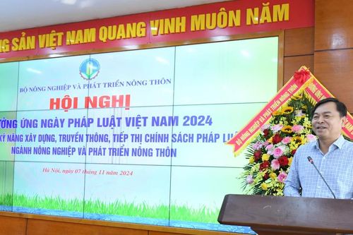 Bộ Nông nghiệp và Phát triển Nông thôn tổ chức Hội nghị Hưởng ứng ngày Pháp luật Việt Nam 2024