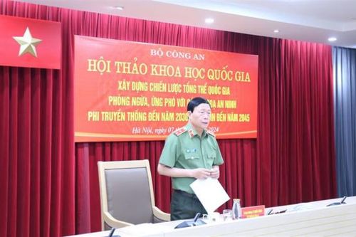 Xây dựng chiến lược tổng thể quốc gia phòng ngừa, ứng phó với các đe dọa an ninh phi truyền thống