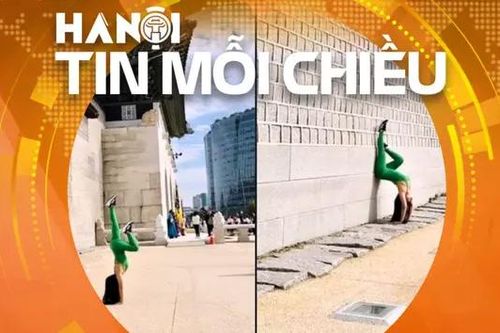 Phản cảm chuyện 'uốn éo' yoga ngoài đường | Hà Nội tin mỗi chiều