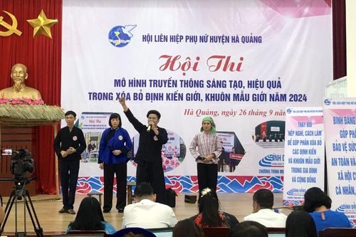 Hội Liên hiệp phụ nữ tỉnh tổ chức 25 chiến dịch truyền thông về bình đẳng giới