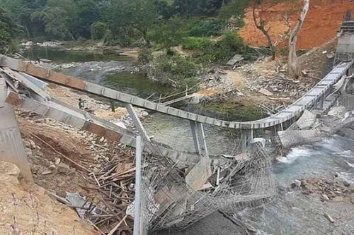 Hà Giang: Không có thiệt hại về người trong vụ sập cầu dân sinh