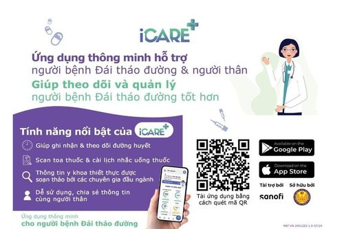 Ứng dụng chuyên biệt về đái tháo đường iCARE+ lần đầu tiên ra mắt trên App Store