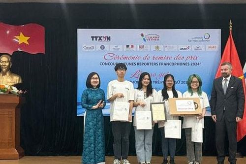 Giải 'Phóng viên trẻ Pháp ngữ 2024' tôn vinh 13 tác phẩm xuất sắc