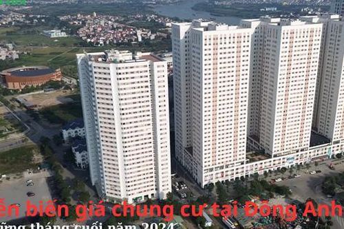 Diễn biến giá chung cư tại Đông Anh, Hà Nội những tháng cuối năm 2024