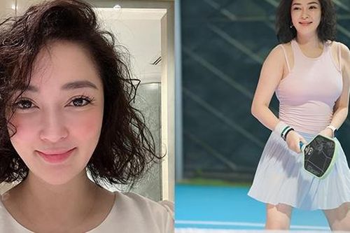 Diện mạo cuốn hút của Hoa hậu Nguyễn Thị Huyền khi chơi thể thao