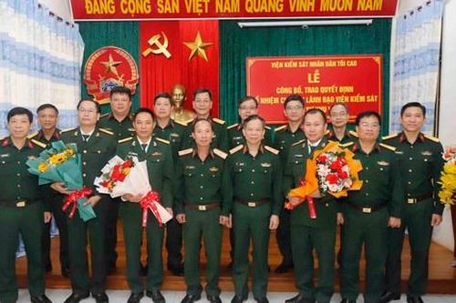 Bổ nhiệm lãnh đạo Viện Kiểm sát Quân sự các khu vực thuộc Quân khu 5