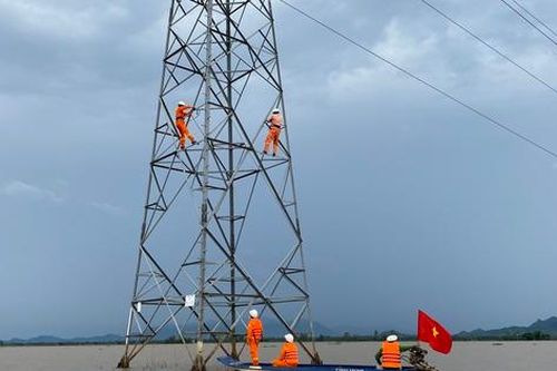 Gian nan vận hành lưới điện truyền tải miền Tây mùa nước nổi
