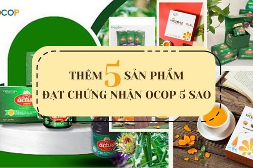 Thêm năm sản phẩm đạt chứng nhận OCOP 5 sao