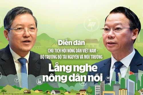 200 nông dân đối thoại Chủ tịch Hội Nông dân Việt Nam và 'tư lệnh ngành' tài nguyên-môi trường