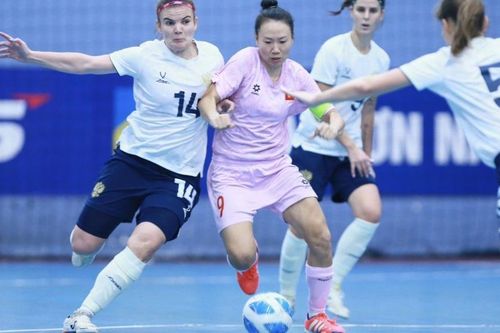 Giao hữu futsal nữ quốc tế: Việt Nam thua 0-6 Nga