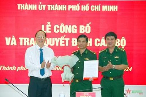 Đại tá Đỗ Vĩnh Thăng giữ chức Bí thư Đảng ủy Bộ đội Biên phòng TP Hồ Chí Minh