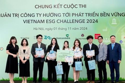 Tìm ra Quán quân cuộc thi 'Viet Nam ESG Challenge 2024'