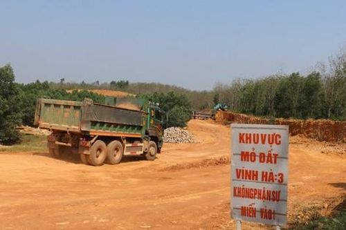 Năm điểm mỏ đã có giấy phép khai thác nhưng chưa được cho thuê đất
