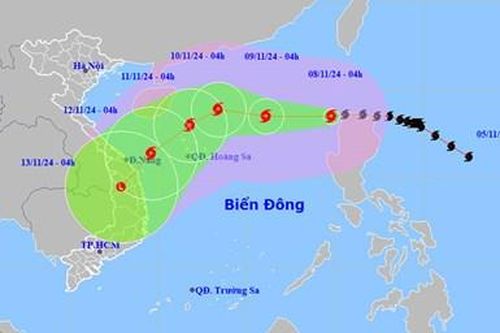Bão Yinxing đi vào Biển Đông và suy yếu dần