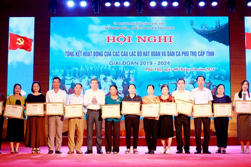 Tổng kết hoạt động các Câu lạc bộ Hát Xoan và dân ca Phú Thọ cấp tỉnh giai đoạn 2019-2024
