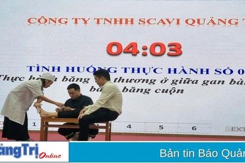 Hội thi an toàn, vệ sinh lao động ngành dệt may Quảng Trị năm 2024