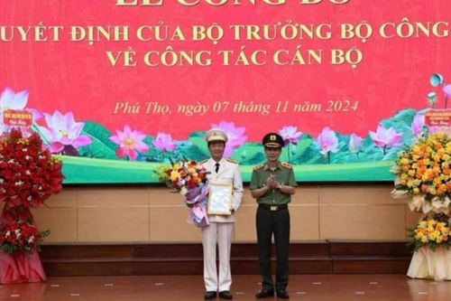 Đại tá Nguyễn Quốc Vượng được bổ nhiệm làm Phó Giám đốc Công an tỉnh Phú Thọ