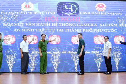 Vận hành hệ thống camera AI giám sát ANTT địa bàn Phú Quốc