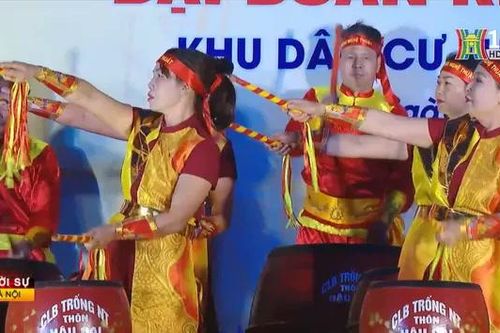 Tưng bừng ngày hội Đại đoàn kết tại huyện Đông Anh