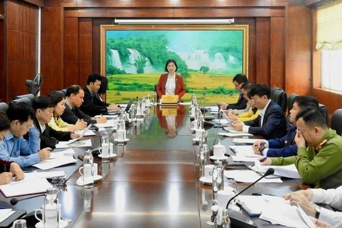 Họp Ban Tổ chức Hội chợ thương mại quốc tế Cao Bằng (Việt Nam) - Bách Sắc (Trung Quốc)