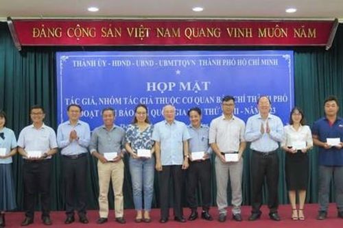 TPHCM: Khen thưởng các tác giả đạt Giải Báo chí Quốc gia năm 2023