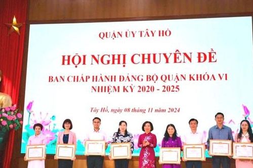 Tạo đột phá, xây dựng quận Tây Hồ thông minh, hiện đại