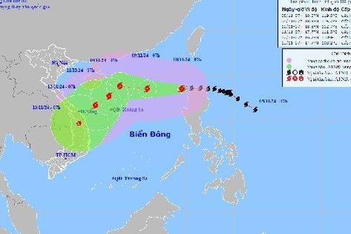 Bão Yinxing giật cấp 17 vào Biển Đông, thành bão số 7