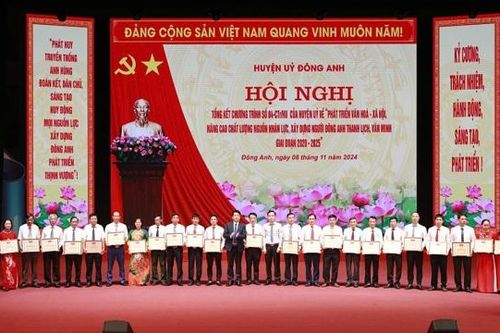 Huyện Đông Anh: Nhiều chuyển biến tích cực trong phát triển văn hóa xã hội
