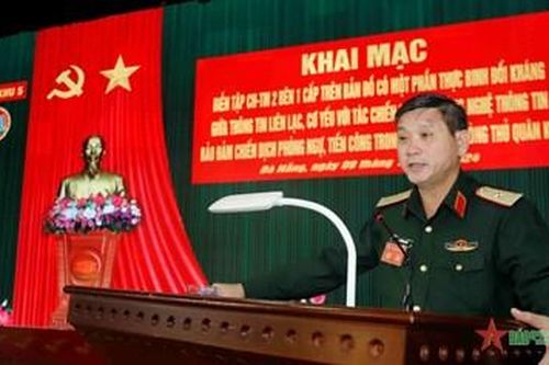 Quân khu 5: Diễn tập đối kháng giữa thông tin liên lạc, cơ yếu với tác chiến điện tử và công nghệ thông tin