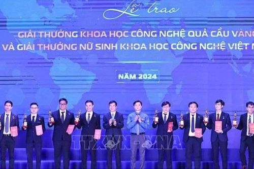 10 nhà khoa học trẻ nhận giải thưởng Khoa học Công nghệ Quả cầu vàng năm 2024