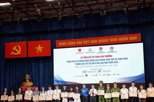 Tổng kết giải thưởng Khoa học và Công nghệ dành cho giảng viên trẻ và sinh viên