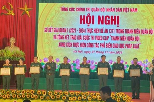 Tổng cục Chính trị: Hội nghị sơ kết giai đoạn 1 thực hiện Đề án 1371 trong thanh niên Quân đội
