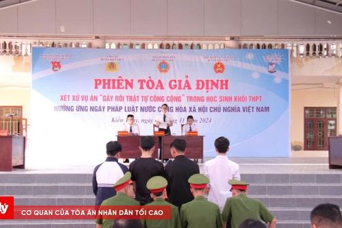 Phiên tòa giả định tiếp tục là cầu nối tuyên truyền pháp luật