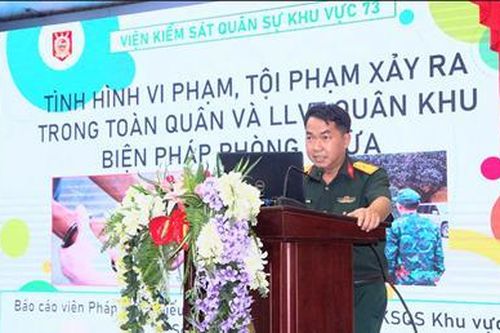 VKSQS khu vực 73 phối hợp hưởng ứng ngày Pháp luật Việt Nam