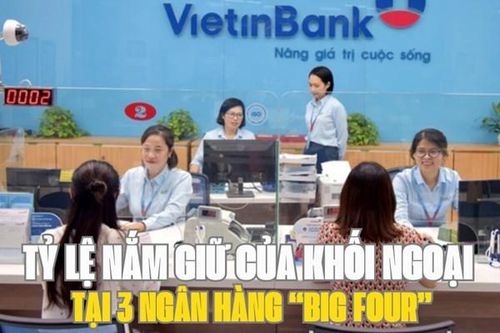 Chứng khoán hôm nay: Cập nhật mới nhất tỷ lệ nắm giữ của khối ngoại tại 3 ngân hàng 'big four'