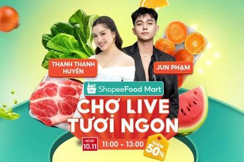 Hội yêu bếp ơi, chợ live ShopeeFood Mart giảm đậm ngày cuối tuần bạn đã biết chưa?