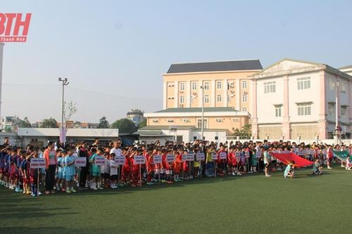 Khai mạc Giải bóng đá Nhi đồng TP Thanh Hóa lần thứ XIX - Cúp FLBC năm 2024