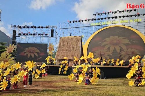 Tổng duyệt Chương trình nghệ thuật 'Vũ khúc Dã quỳ-Chư Đang Ya 2024'