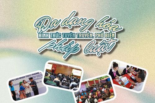 Đa dạng hóa hình thức tuyên truyền, phổ biến pháp luật