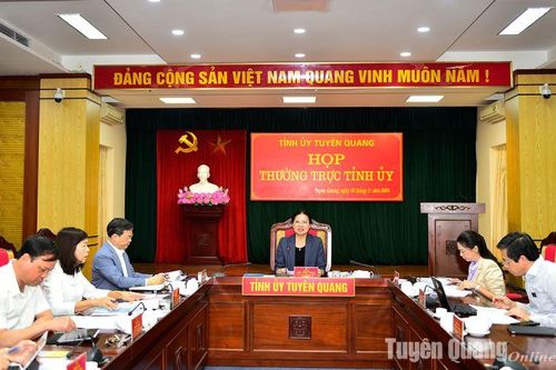Thường trực Tỉnh ủy cho ý kiến vào một số chủ trương