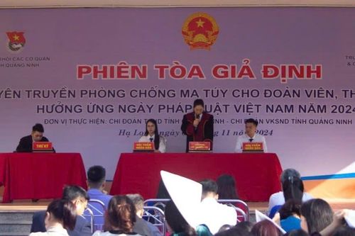 Phiên tòa giả định 'Phòng chống ma túy'