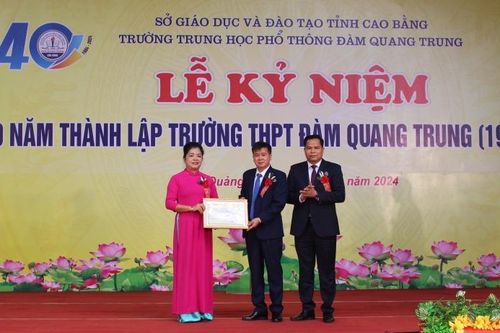 Kỷ niệm 40 năm thành lập Trường THPT Đàm Quang Trung (Hà Quảng) 1984 - 2024