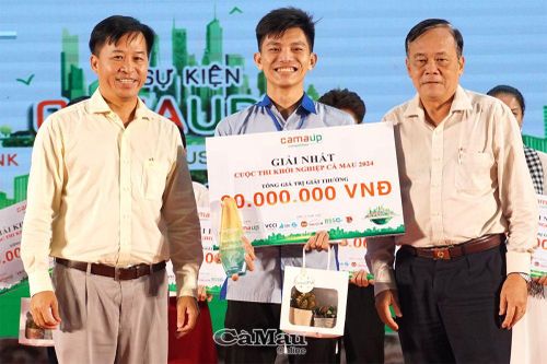 Dự án 'Mudbot - Clean - Giải pháp xanh cho dòng sông sạch' đoạt giải Nhất cuộc thi Khởi nghiệp 2024