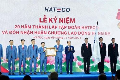 Tập đoàn Hateco nhận Huân chương Lao động hạng Ba