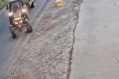 Va chạm với máy kéo đang sang đường, người đi xe máy gặp nạn thương tâm
