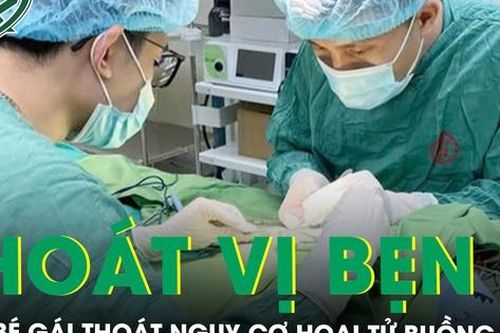 Cứu bé gái 26 ngày tuổi thoát vị bẹn nghẹt, tránh nguy cơ hoại tử buồng trứng