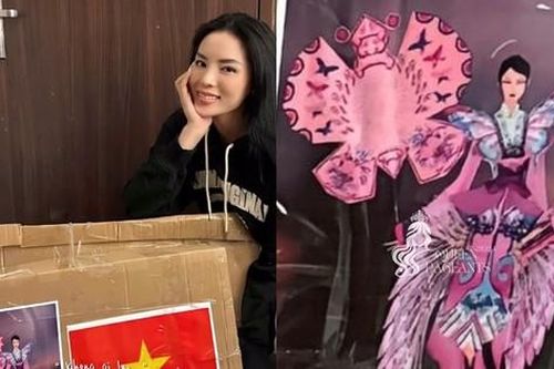 Phản ứng đáng yêu của Hoa hậu Kỳ Duyên sau khi tìm lại được trang phục dân tộc