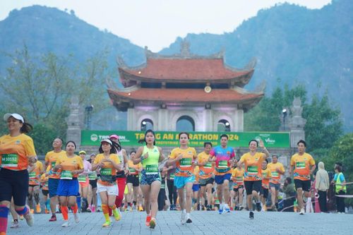 Giải chạy Trang An Marathon 2024 thu hút hơn 5.000 VĐV