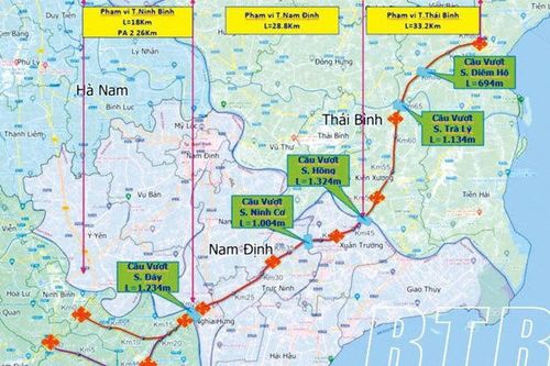 Đầu tư gần 20.000 tỷ đồng xây dựng cao tốc Nam Định - Thái Bình